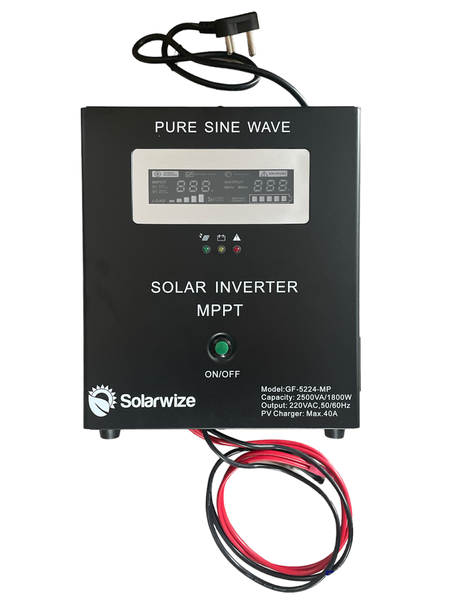Solarwize 24v Pure Sine Wave 1800w Inverter UPS - Built In Battery Charger