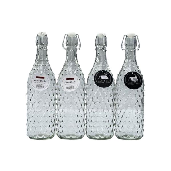 Borosilicate Bubble Milk Bottle 1000ml