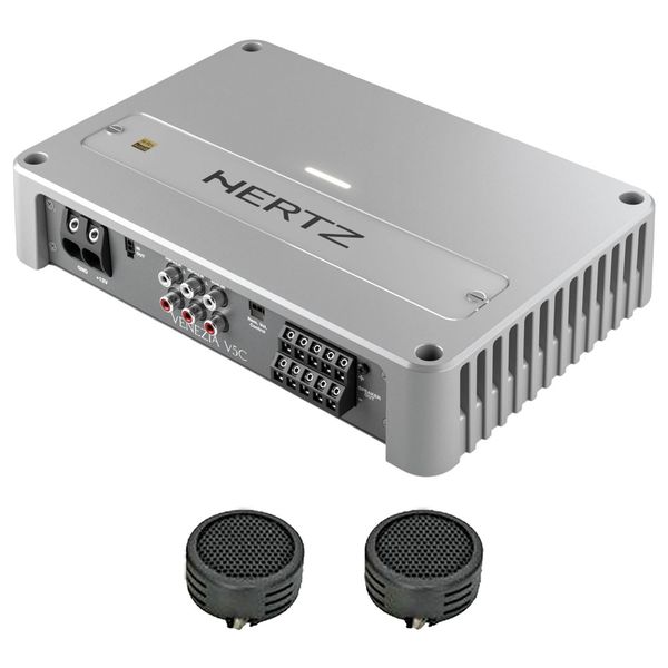 Hertz Venezia V5C 1010w 5 Channel Class D Marine Amplifier &amp; Evo Tweeters