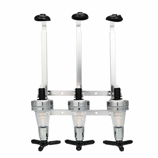 Bottle Tot Dispenser 3 Bottle 25ml On Wall Mount Aluminum Bracket