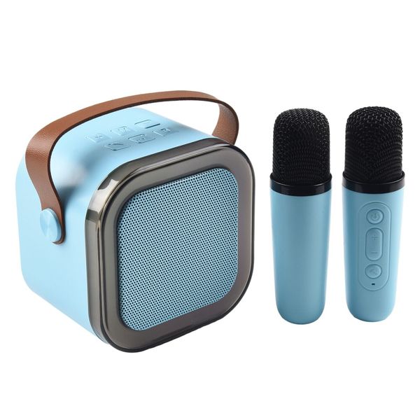 Karaoke Sound System Machine with Two Wireless Mics