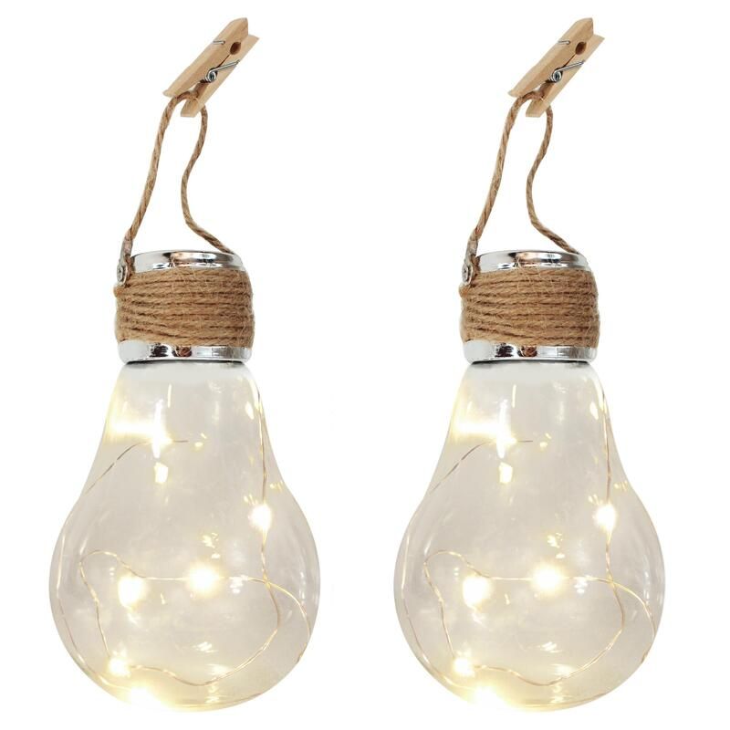 Inspire Kit Of 2 Bulbs 14x8 Glass Ip44 Inspire Talara