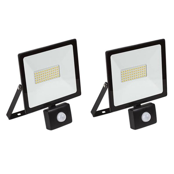 2 Pack - 50w HT LED Motion Sensor Floodlight