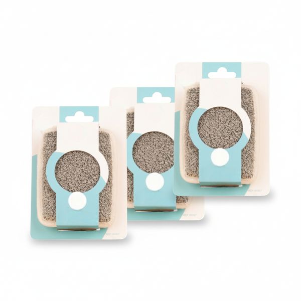 3 Piece-Natural Bath Sponge Loofah