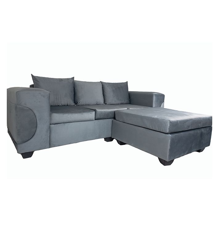 Theodora Velvet Corner Couch Shop Today. Get it Tomorrow!