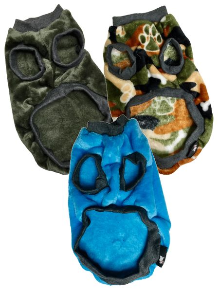 Set of 3 Dog Coats - Size 2XL (Two Extra Large)