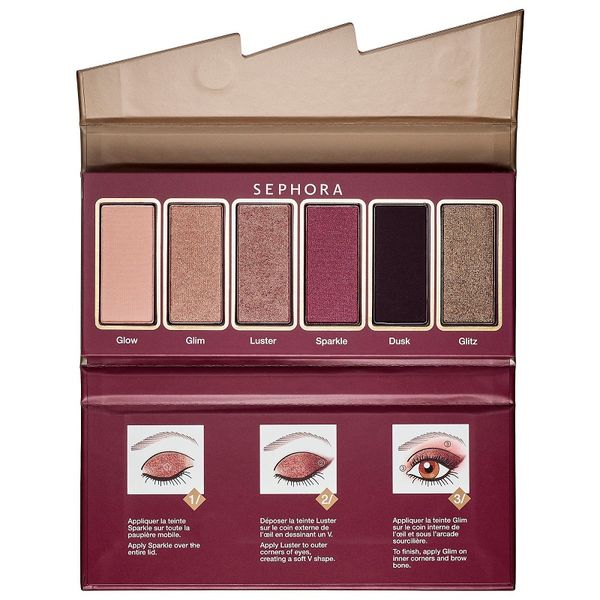Sephora - Flash Sequins Eyeshadow Palette (Brown Purple)