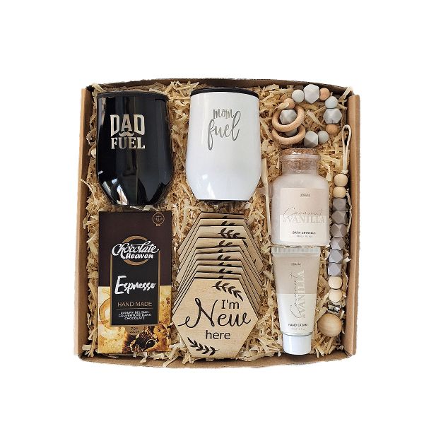 Mom and Dad Fuel baby Gift Set