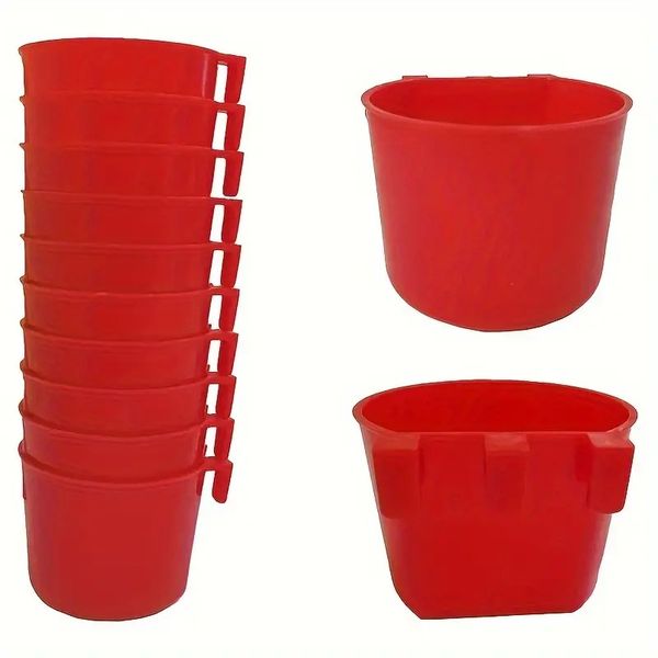 Hook on Pigeon/Chicken Feeding Cup -Pack of 10