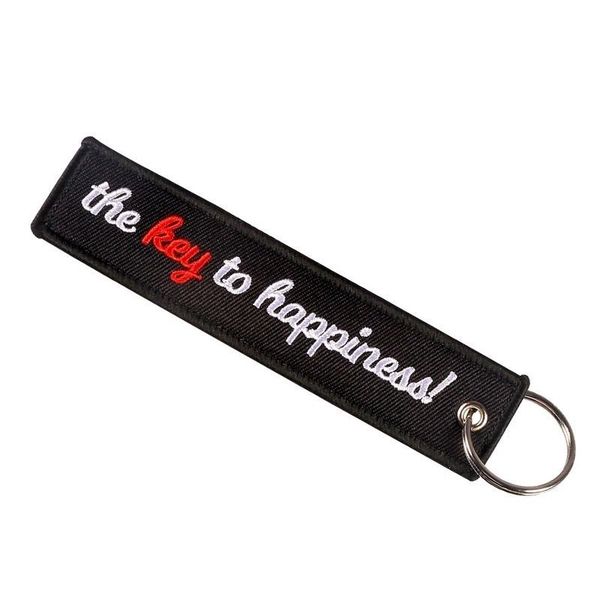 The Key to Happiness Novelty Key Ring