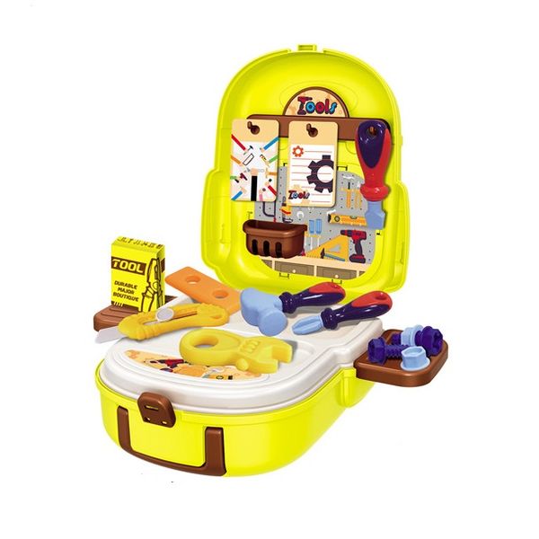 Kids Toy 2-in-1 Backpack Playset - Tool Set