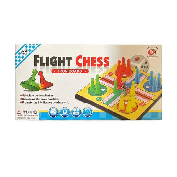 Flight Chess Iron Board Game For Kids