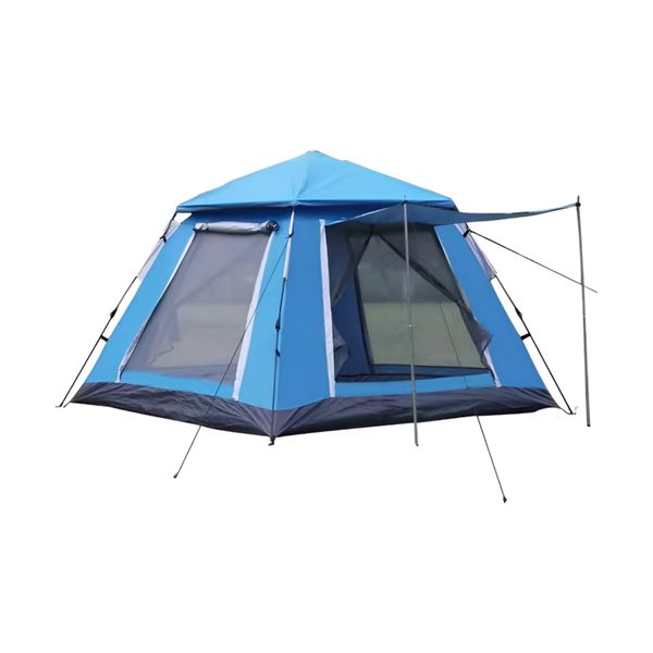 Double Door Automatic Quick Opening Outdoor Camping Tent with Shade