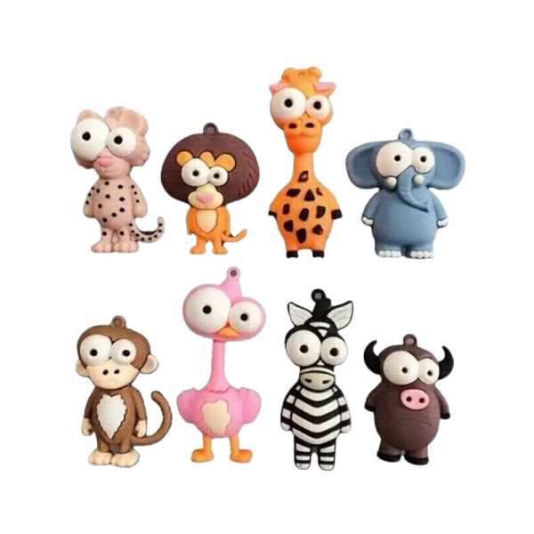 Kids Goofy Cartoon Animal Fridge Magnets