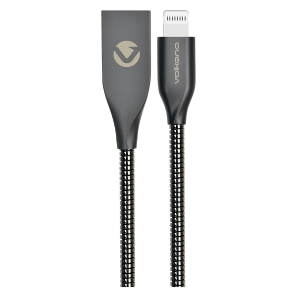 Volkano Iron USB to MFI Lightning Cable 1.8m - Fast Charging &amp; Data Sync