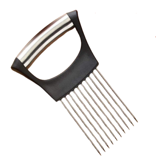 Stainless Steel Onion Holder for Slicing and Tenderizing Shop Today