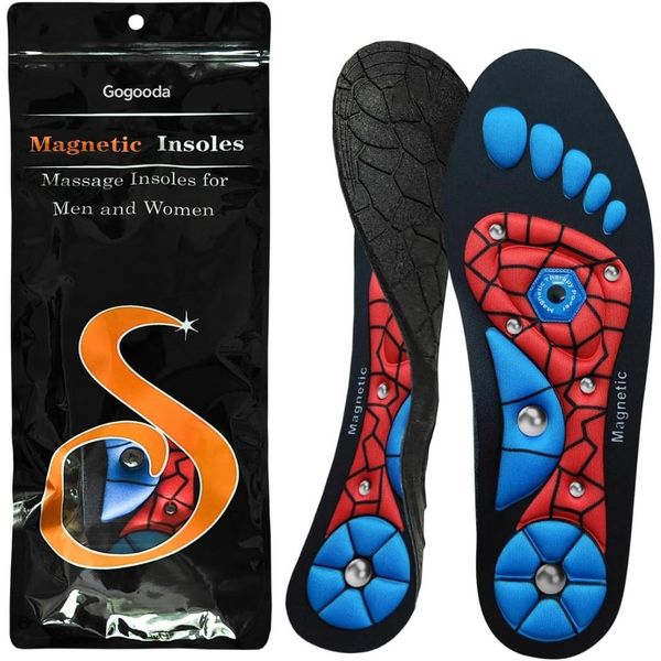 Magnetic Acupressure Insoles Orthopaedic Insoles for Men's Feet &amp; Arch Support