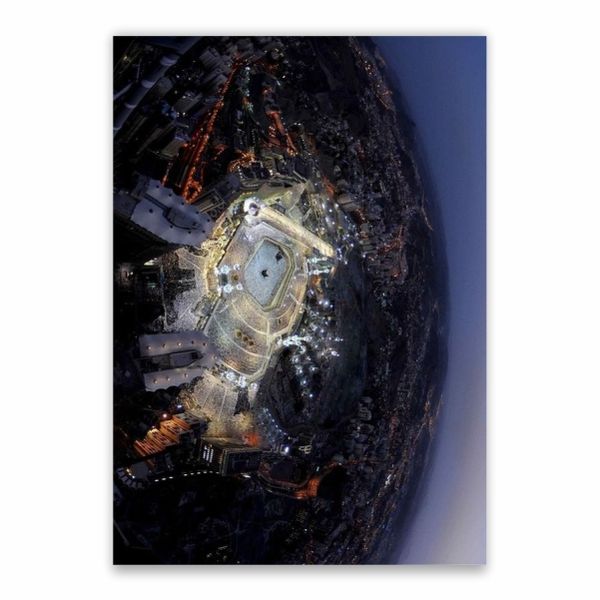 Mecca Aerial View Poster - A1