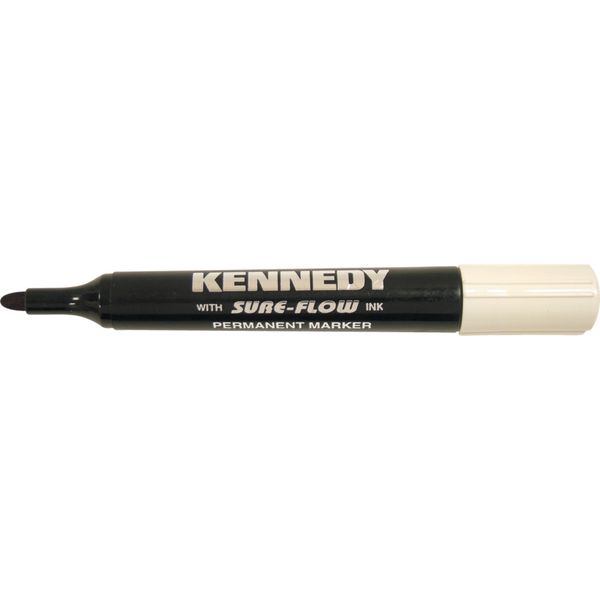 Black Permanent Marker Pen Pack Of 10 image