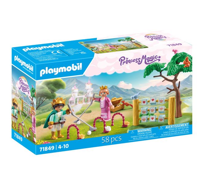 Playmobil Princess Magic - Garden with Royal Games - 58 Pieces