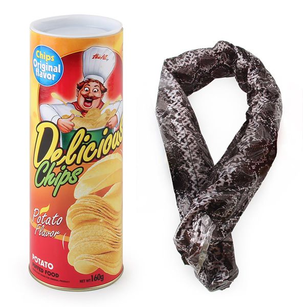 Prank potatoe chips - Potato Chip Snake Trick