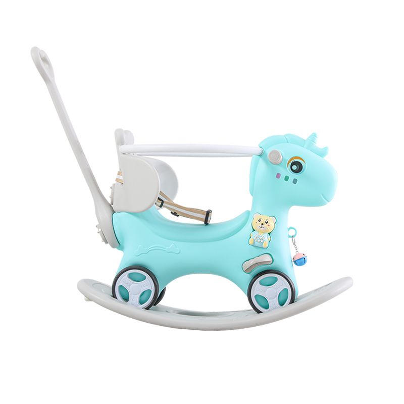 Imported 2-in-1 Baby Rocking & Ride-On Horse with Music & Lights