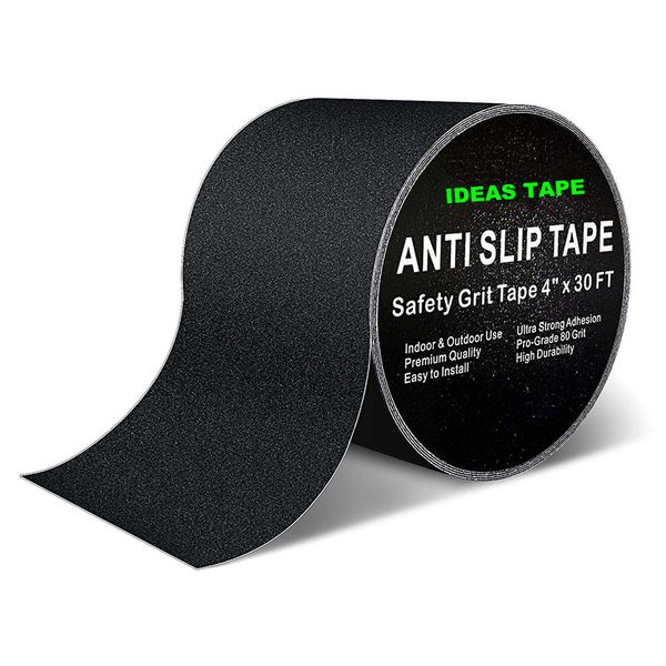 DIY Self-Adhesive Stair Step Anti-slip Tape 10cmx10m/Roll-Black