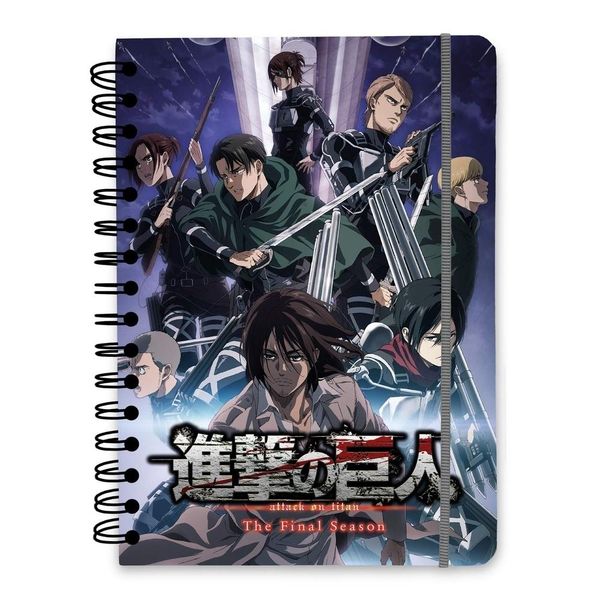 Attack on Titan Dotted A5 Notebook