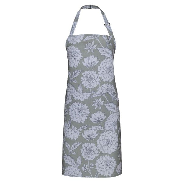 DSA Robyn Valerie Dahlia Green Full Bib Apron