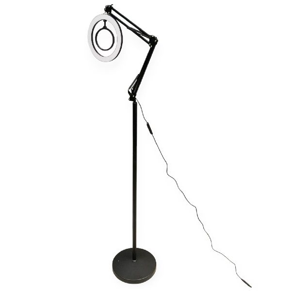3 Level Adjustable Long Arm LED Light Magnifying Glass With 2 Lighting Mode