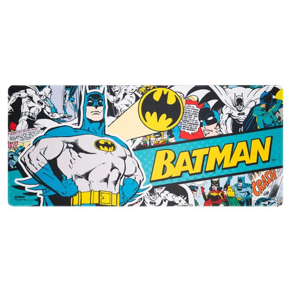 DC Comics - Batman - Desk Mat X-Large Anti-Slip Mouse Pad (80cm x 35cm)