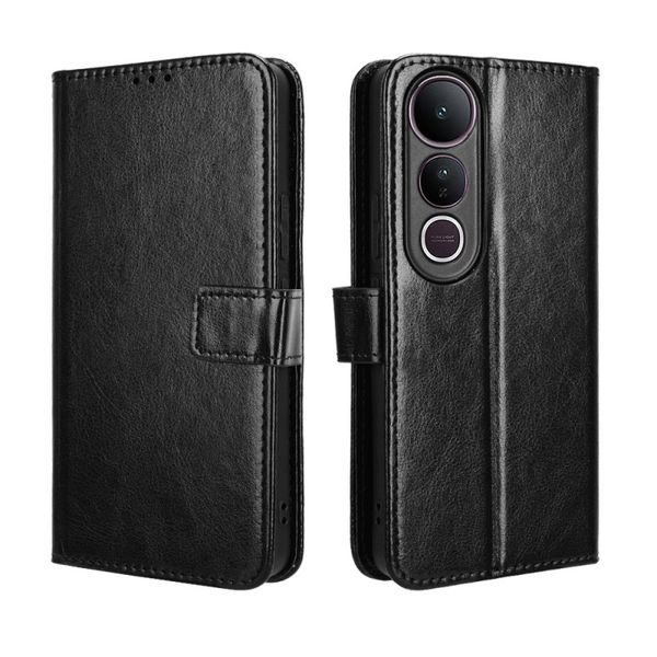 Crazy Horse Pattern Leather Case Compatible With Vivo V50 Lite 4G/5G