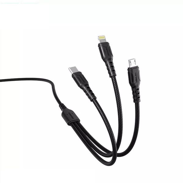Denmen Fast Charging Cable 3 in 1
