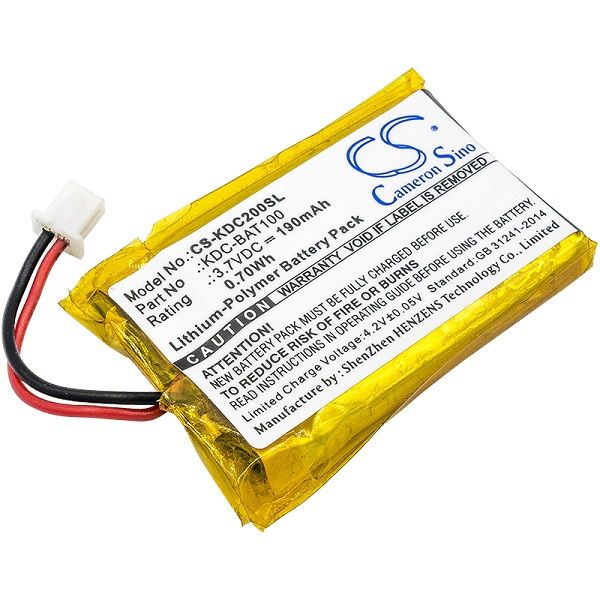 KOAMTAC KDC-100K/DC-200 replacement battery