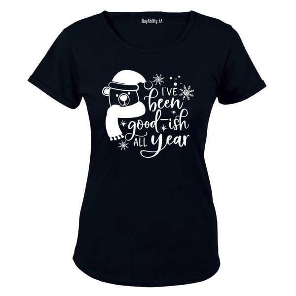 Good-Ish - Christmas Bear - Ladies - T-Shirt