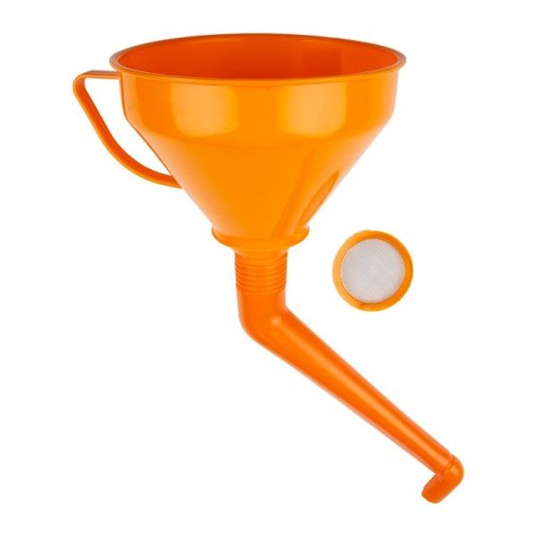 Bulk Pack 2 x Plastic Offset Funnel + Gauze - 160mm