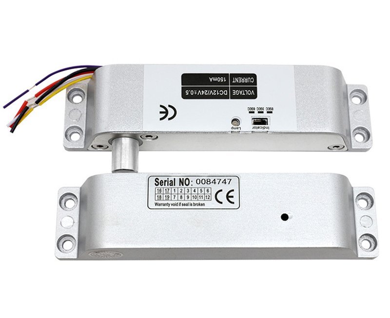 Electric Drop Bolt Lock DC 12V Fail Safe NC Mode Electronic Door Lock