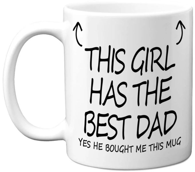 Best Dad Birthday Christmas Anniversary Valentine Daughter Gift 11Oz Mug