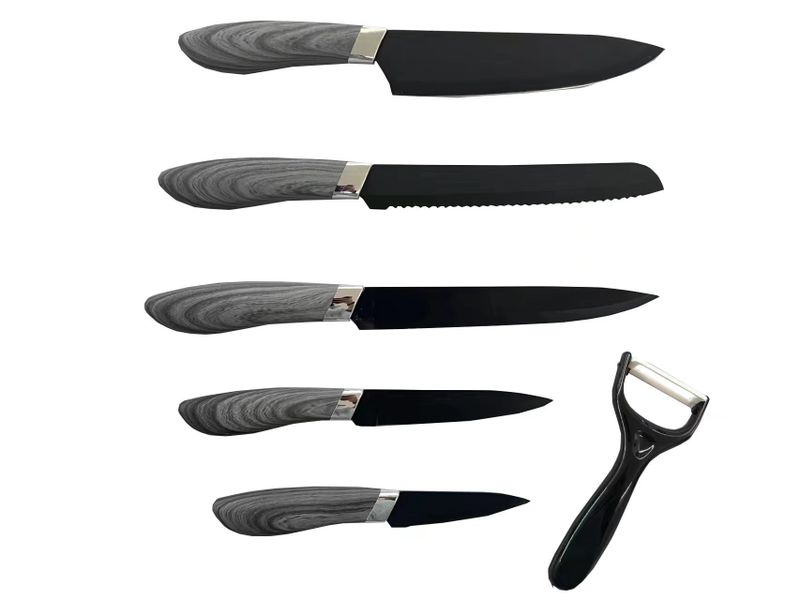 6 Piece Daily Use Sharp Kitchen Knife Set - CQMI