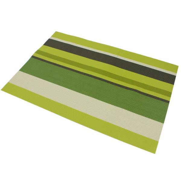 Placemats – Stripe Green – Set of 4