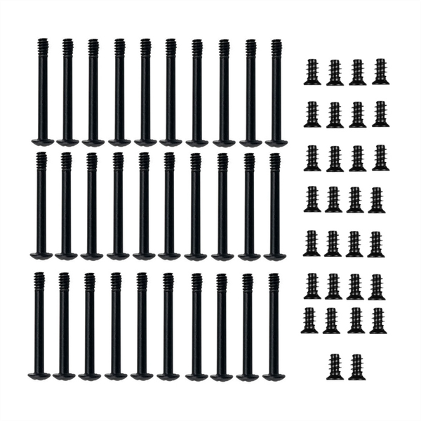 60Pcs Computer Case Cooling Fan Screws Computer Fan Mount Long Short