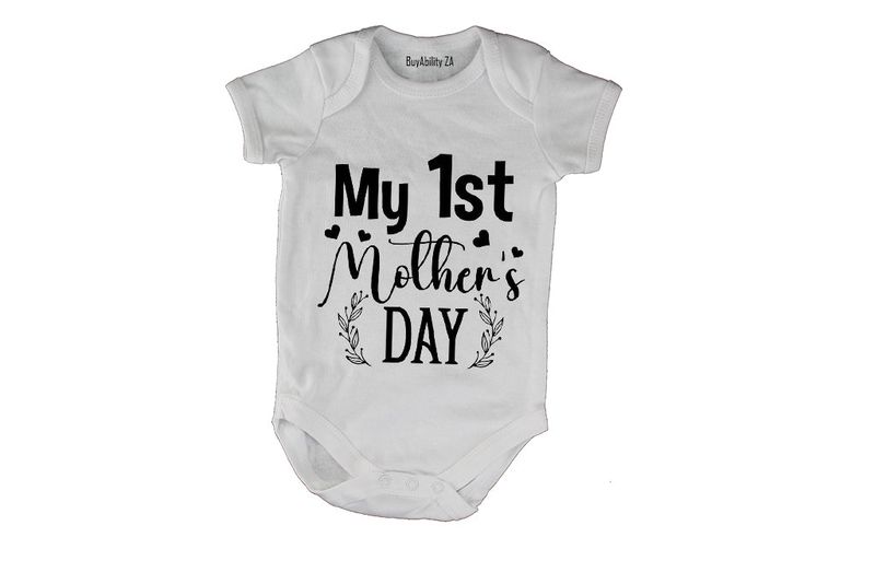 1st Mother's Day - Short Sleeve - Baby Grow