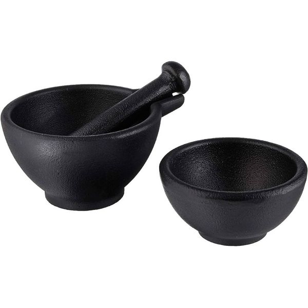Zassenhaus Cast Iron Mortar, Pestle &amp; Bowl 3 Piece