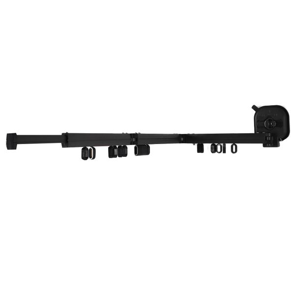 Drill-free retractable laundry rack - triple fold