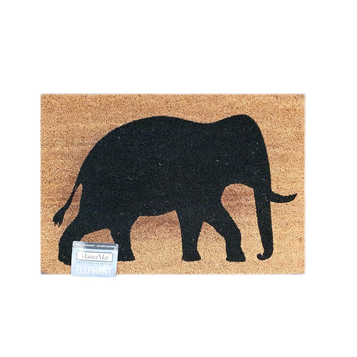 MasterMat Elephant Coir Doormat 100 Natural Coir & PVC Backing