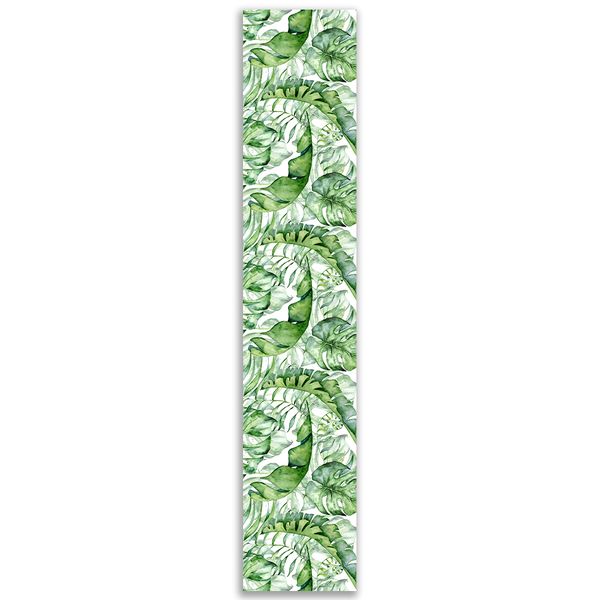 Cape Art Table Runner - Green Leaves
