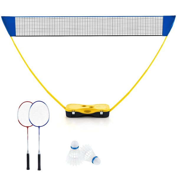 Portable Badminton Net Set Foldable Volleyball Badminton Net - Easy Assemble