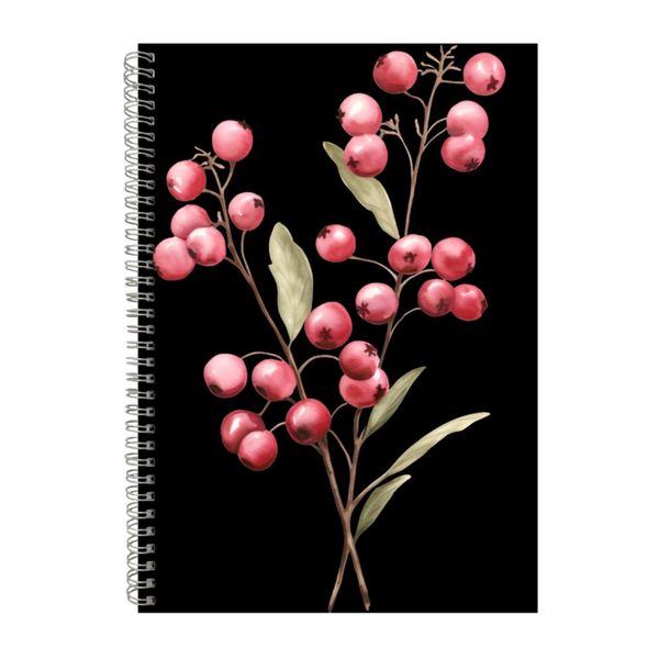 Wild Flowers 20 A4 Notebook Spiral Lined Trendy Notepad Idea 396