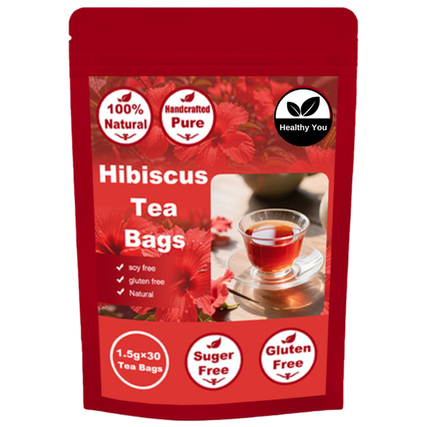 Hibiscus Teabags - 100% Natural - 30 Tea bags
