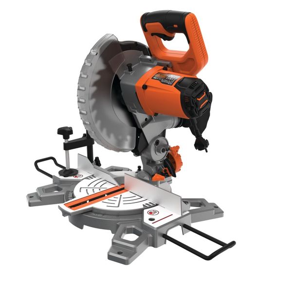 1500W Black &amp; Decker Compound Mitre Saw 216mm Blade - BES702-QS